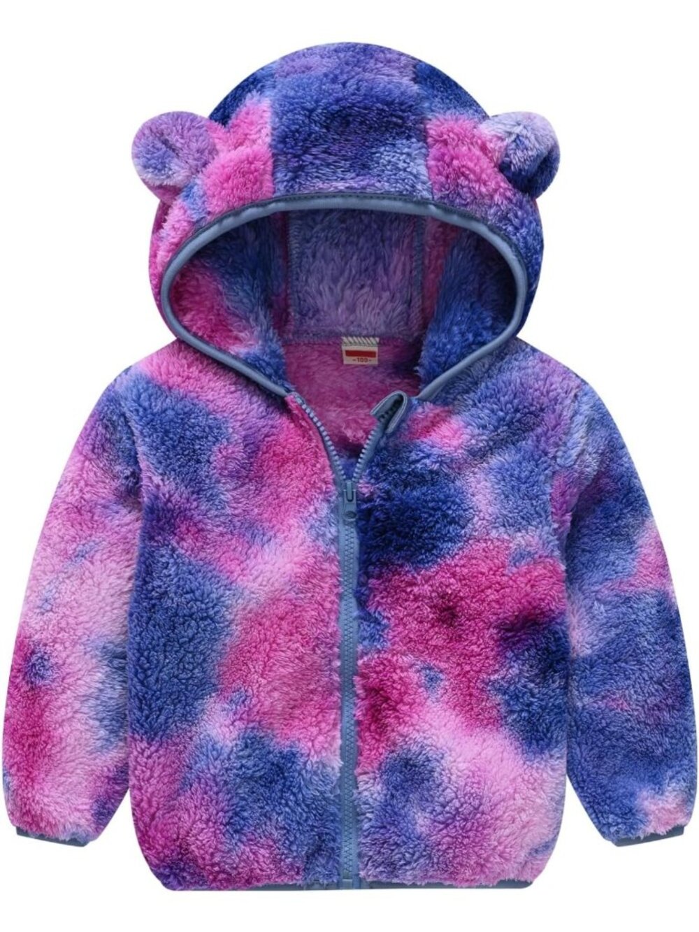 Cozy Toddler Hooded Fleece Jacket with Bear Ears | Warm Winter Zip-Up Coat